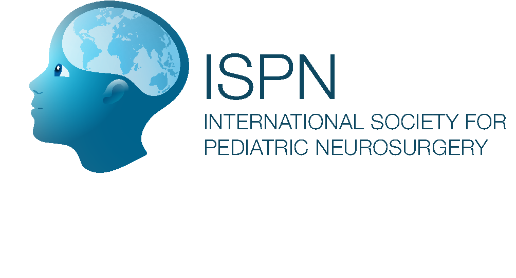logo de sociedad internacional para neurocirugía pediátrica